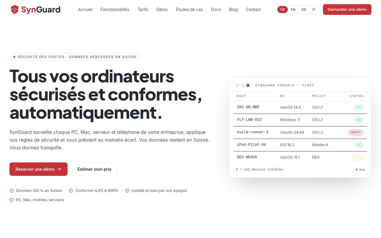 Website-Vorschau SynGuard